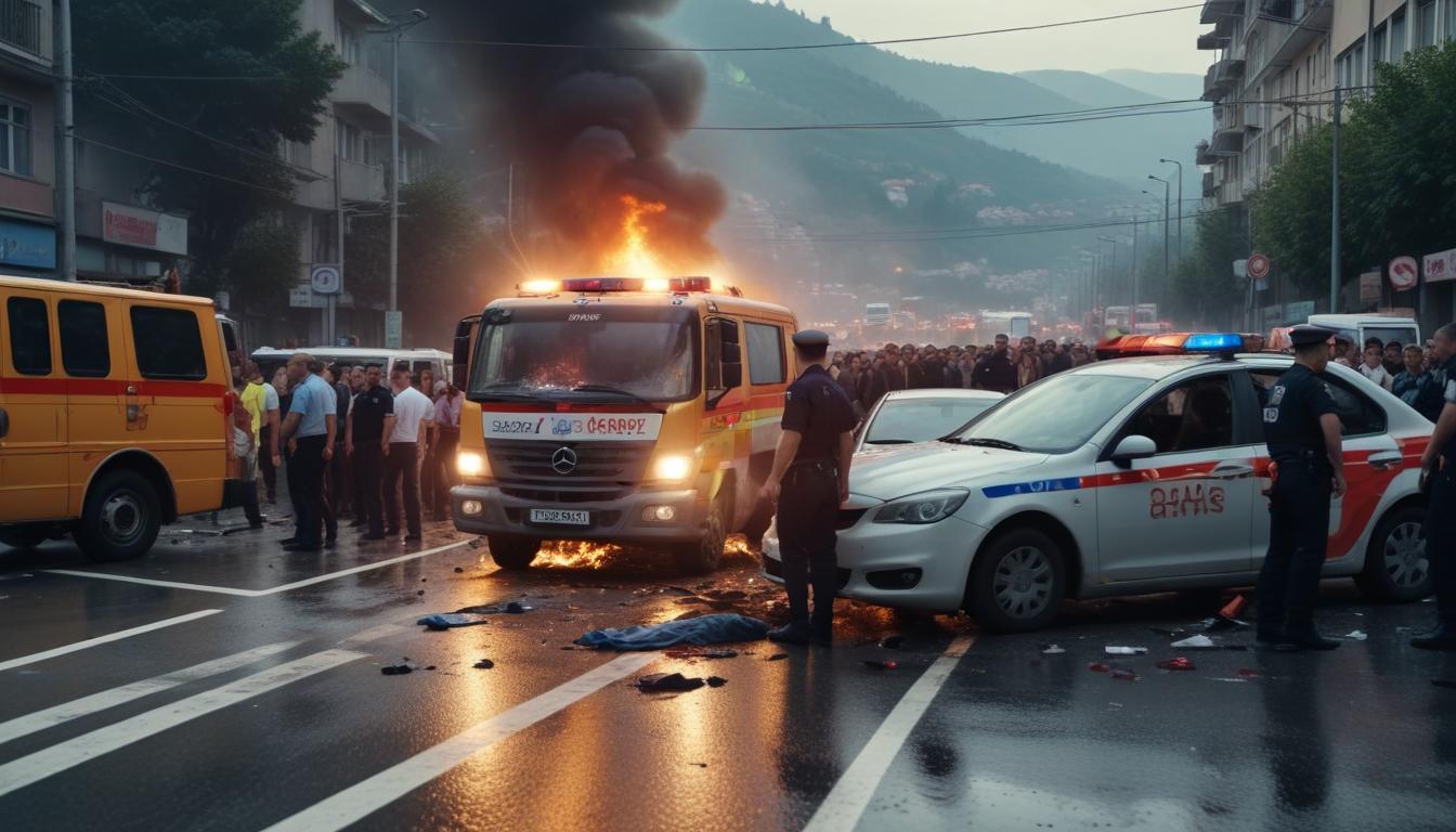 Giresun'da Meydana Gelen Trafik Kazasında Yaralılar Var