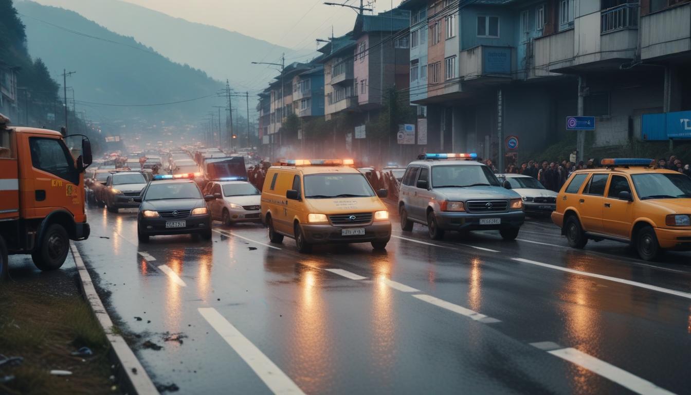 Giresun Trafik Kazası: Çok Sayıda Araç Etkileniyor, Yaralılar Var